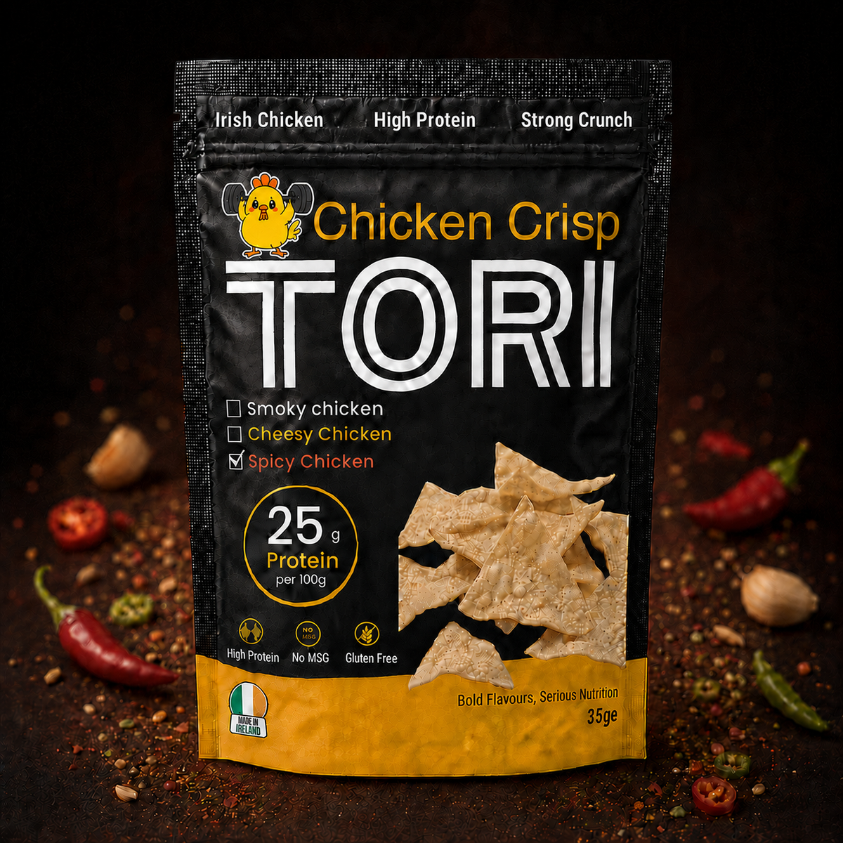 TORI Spicy Chicken Crisp – 35g
