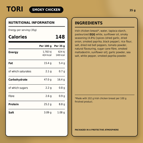 TORI Smoky Chicken Crisp – 35g